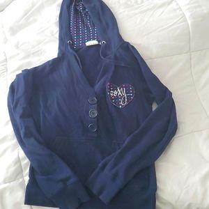 Roxy 3 button hoodie!